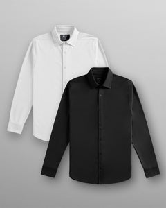 2-Item Bayside Oxford Long Sleeve Button Down Bundle