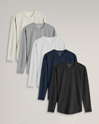 5-Item Drop-Cut Long Sleeve: LUX Bundle
