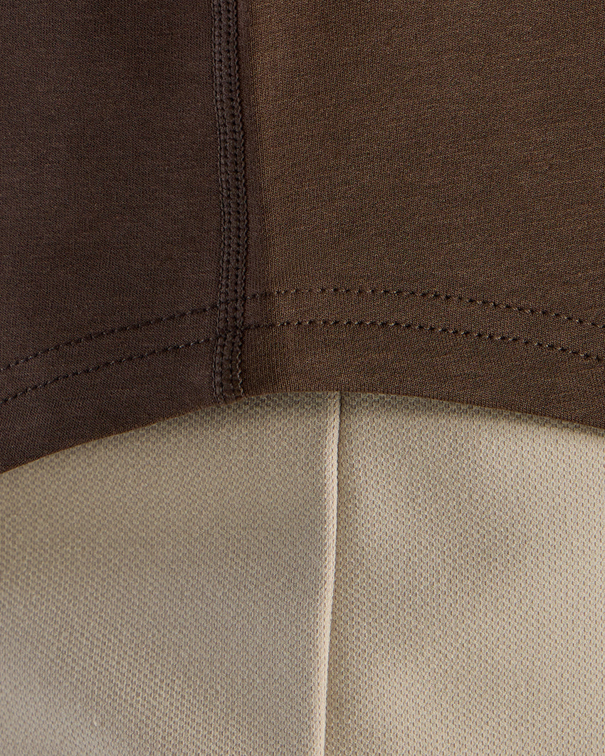 Drop-Cut V-Neck: LUX