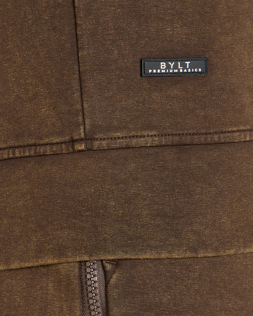 Washed-Dark-Brown