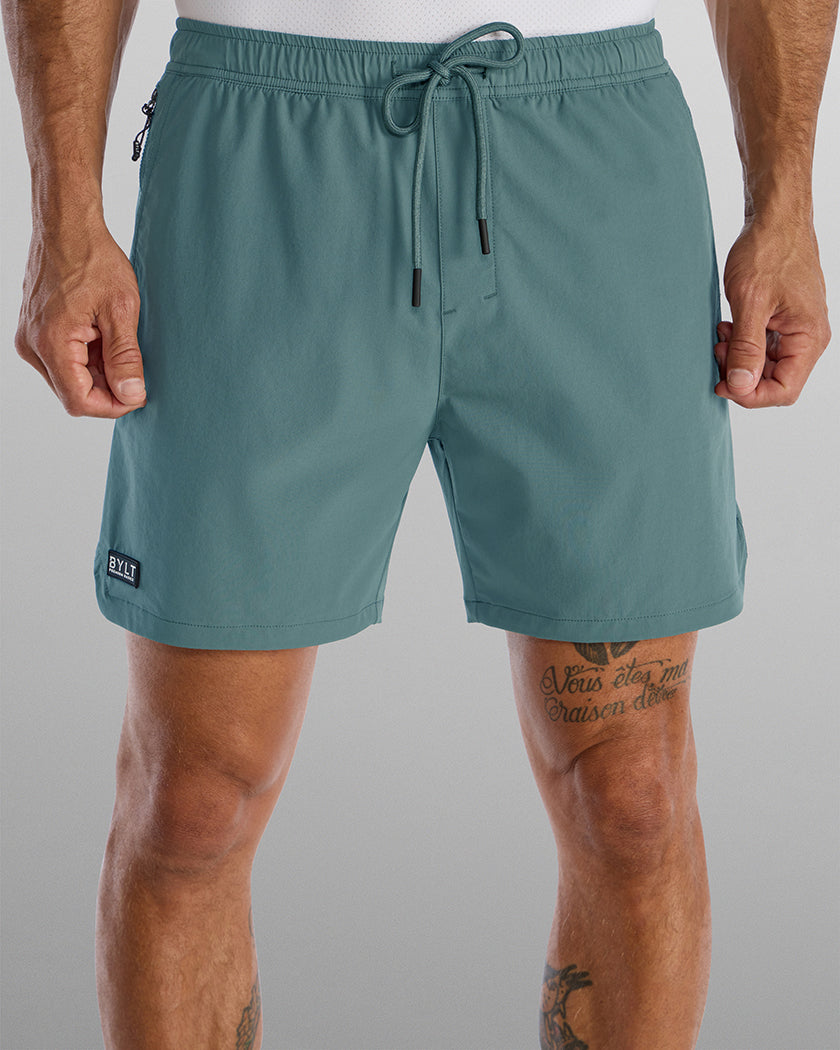 Dusty-Teal [inseam - 5"]