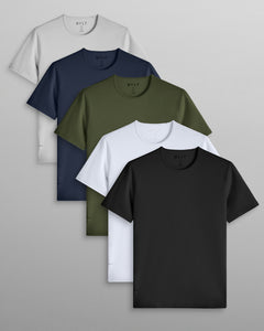 5-Item LUX Classic Fit Short Sleeve Bundle