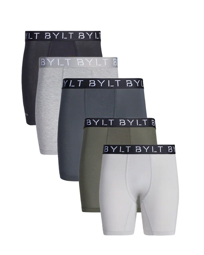 5-Item AllDay Boxer Briefs Bundle