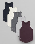 5-Item BYLT Signature Drop-Cut Tank Bundle