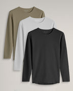Thermal Drop-Cut Long Sleeve - Custom 3 Pack