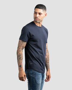Navy - Drop-Cut Shirt
