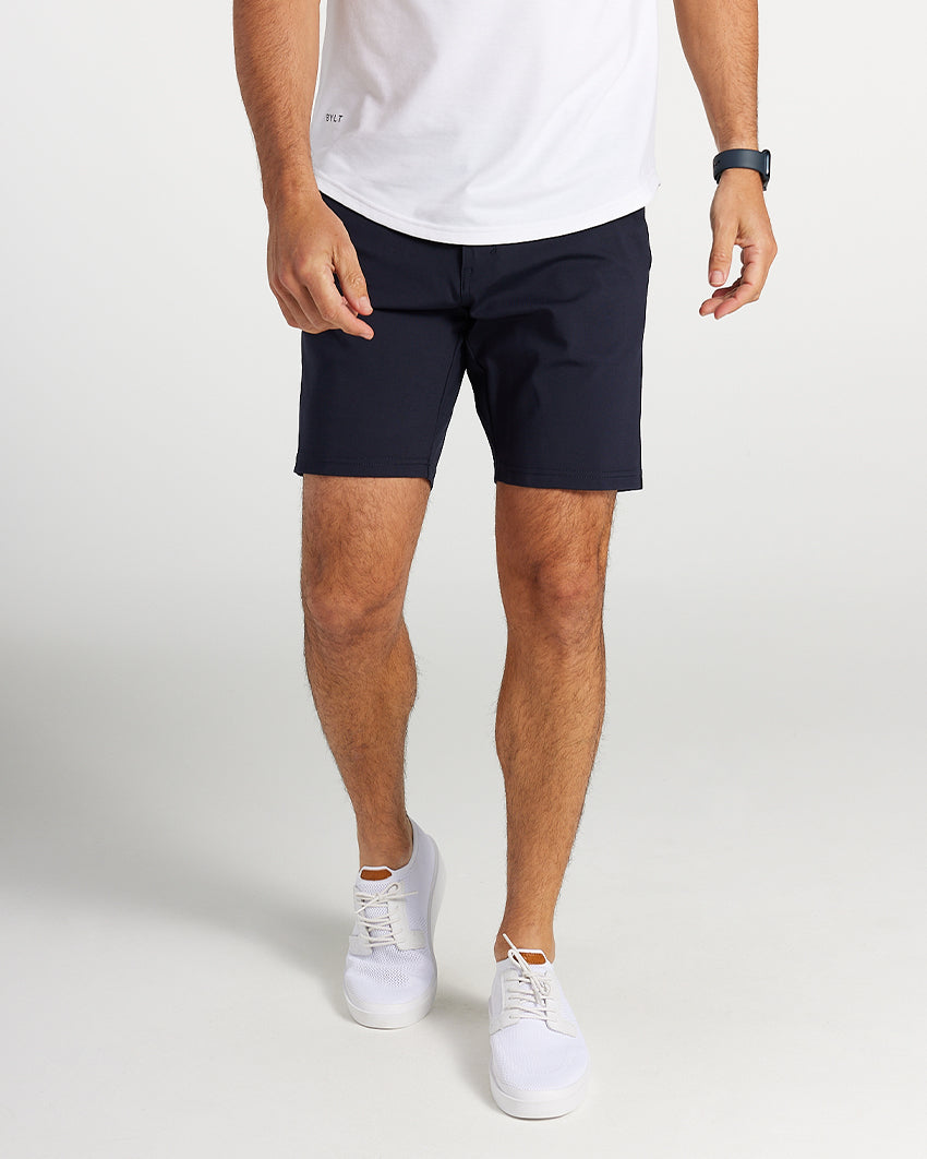 Navy [inseam - 8"]