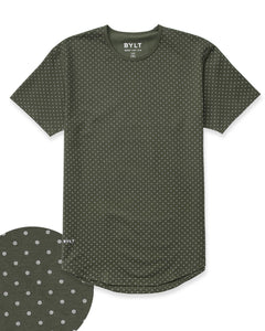 Forest/Grey - Dotted Drop-Cut: LUX