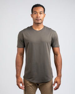 Stone - Drop-Cut LUX Shirt