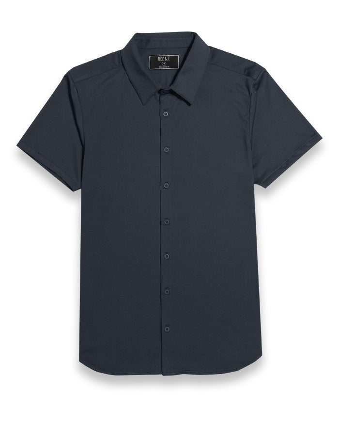 Navy-Button-Down