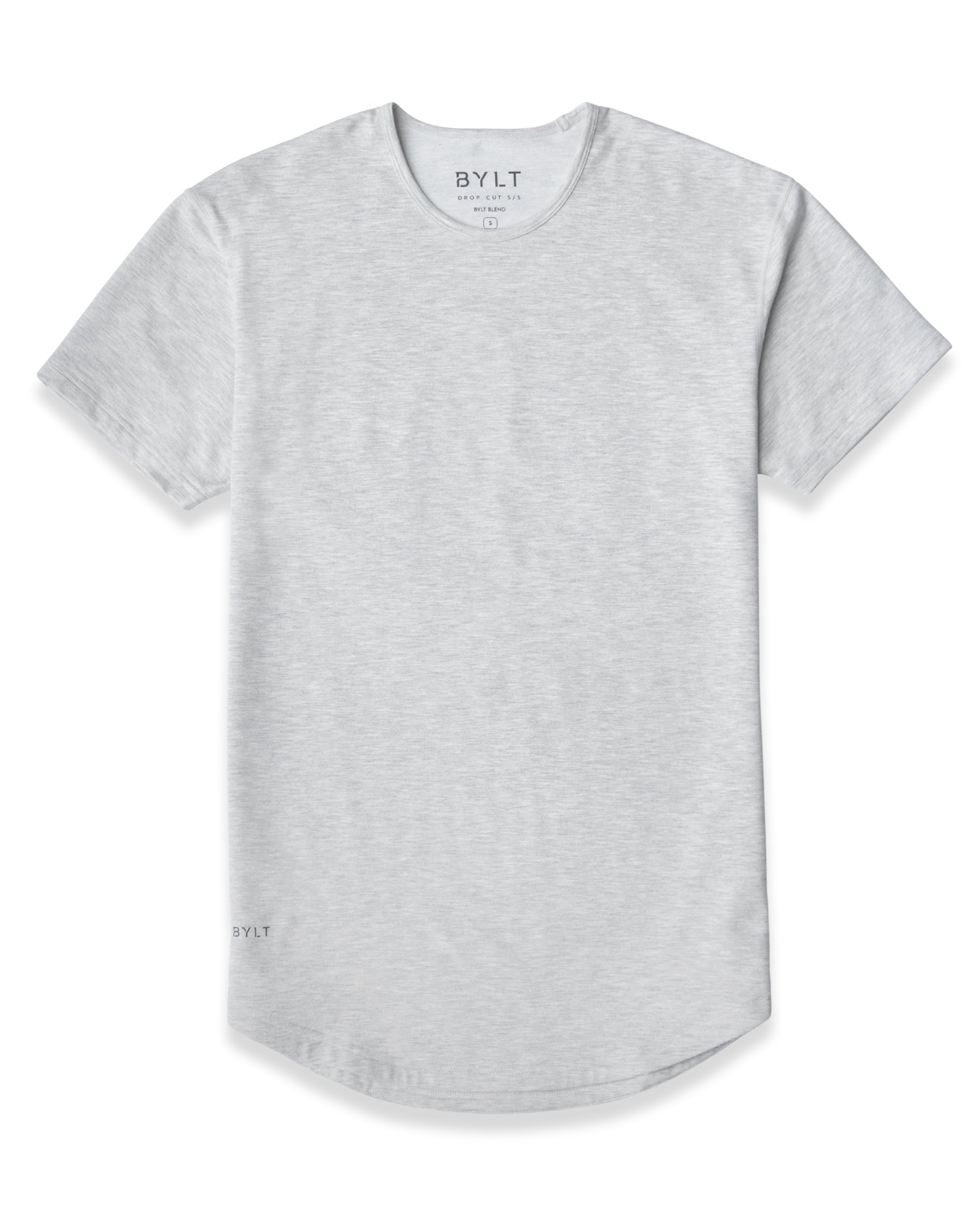 Light Heather Grey - Drop-Cut Shirt