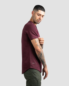 Maroon - Drop-Cut LUX Shirt